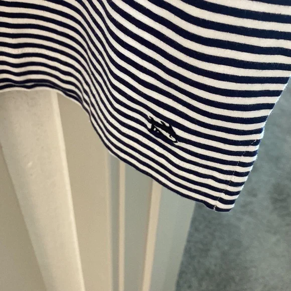 New without tag Navy white stripe smoke free pet free home - Picture 2 of 4